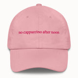 No cappuccino after noon Hat