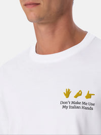 Italian Hands T-Shirt (Embroidered)