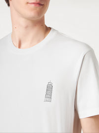 Pisa Tower T-Shirt (Embroidered)