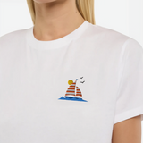 Sailing Boat T-Shirt (Embroidered)