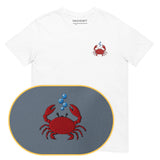 Crab T-Shirt (Embroidered) @shop name