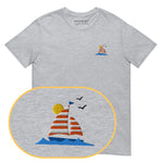 Boat T-Shirt (Embroidered) @shop name