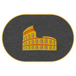 Colosseum T-Shirt (Embroidered) @shop name