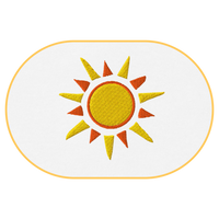 Southern Sun T-Shirt (Embroidered) @shop name