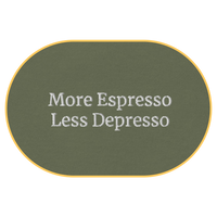 More Espresso Less Depresso T-Shirt (Embroidered) @shop name