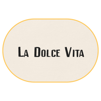 La Dolce Vita T-Shirt (Embroidered) @shop name