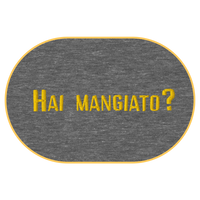 Hai mangiato? T-Shirt (Embroidered) @shop name
