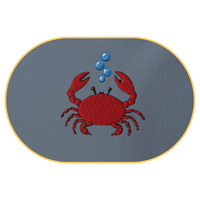 Crab T-Shirt (Embroidered) @shop name