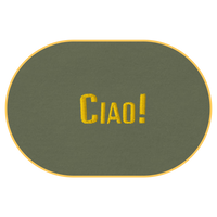 Ciao! T-Shirt (Embroidered) @shop name