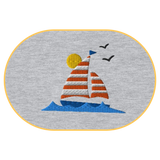 Boat T-Shirt (Embroidered) @shop name