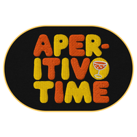 Aperitivo Time T-Shirt (Embroidered) @shop name