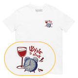 Wine O'Clock T-Shirt (Embroidered)