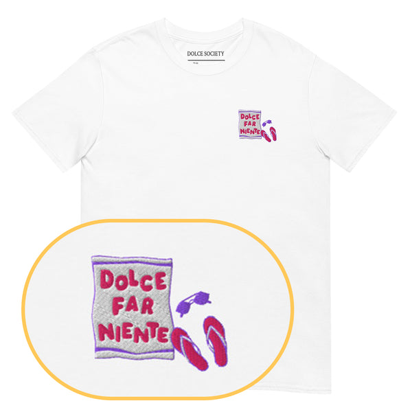 Dolce Far Niente T-Shirt (Embroidered)