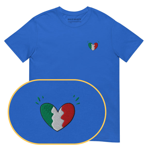 Italian Heart T-Shirt (Embroidered)