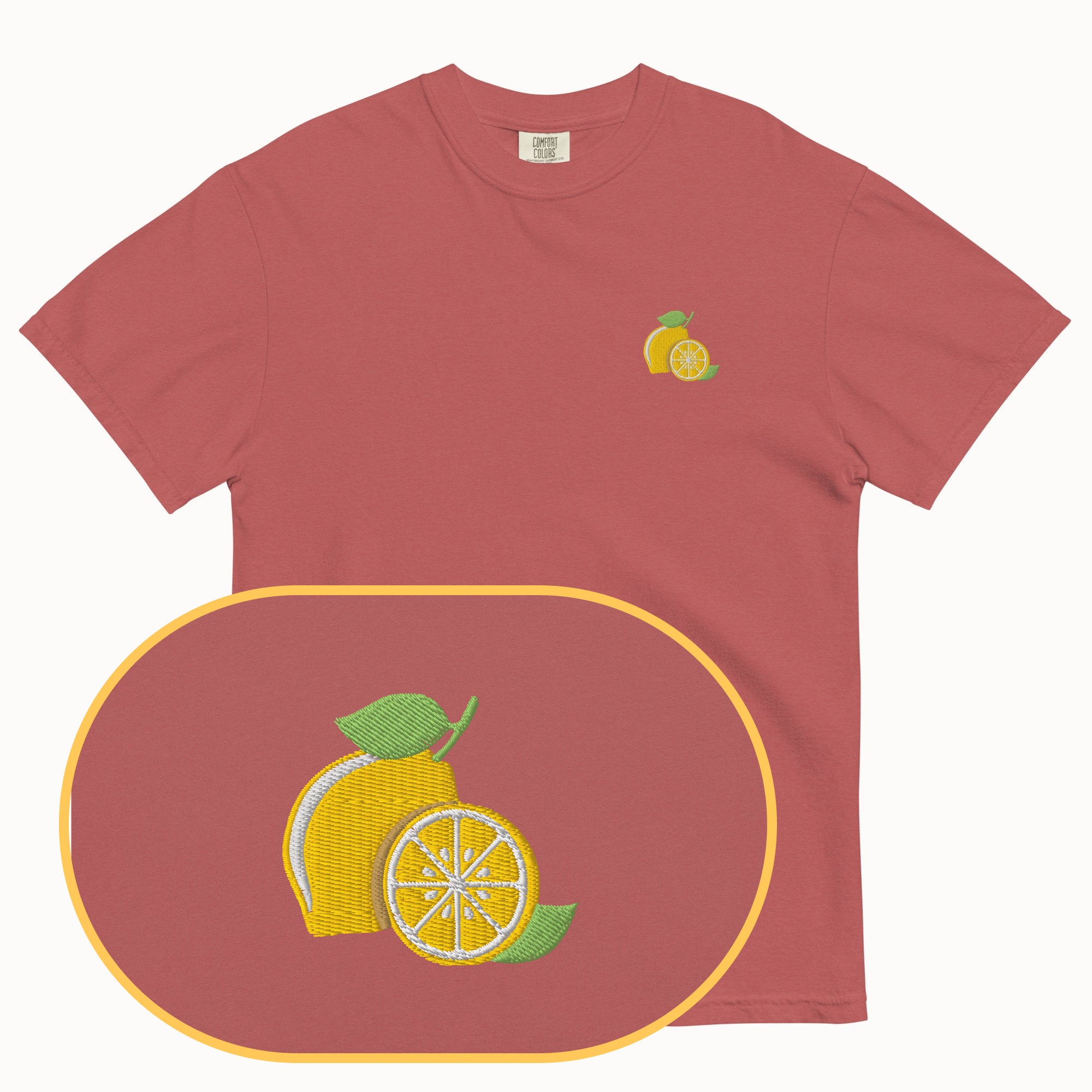Lemons T-Shirt (Embroidered)