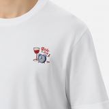 Wine O'Clock T-Shirt (Embroidered)