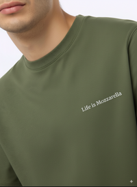 Life is mozzarella T-Shirt (Embroidered)
