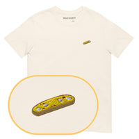 Biscotto T-Shirt (Embroidered) — Natural — zoom detail