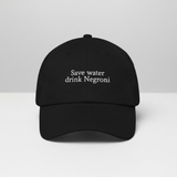 Save water drink Negroni Hat