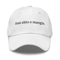 Casquette "Shut up and eat."