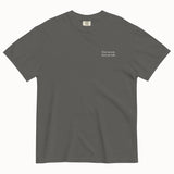 First we eat, then we talk T-Shirt (Embroidered)