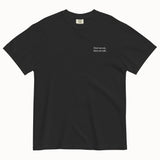 First we eat, then we talk T-Shirt (Embroidered)