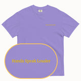 Hands speak louder T-Shirt (Embroidered)
