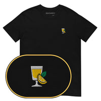 Limoncello T-Shirt (Embroidered) — Black — zoom detail