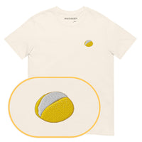 Maritozzo T-Shirt (Embroidered) — Natural — zoom detail