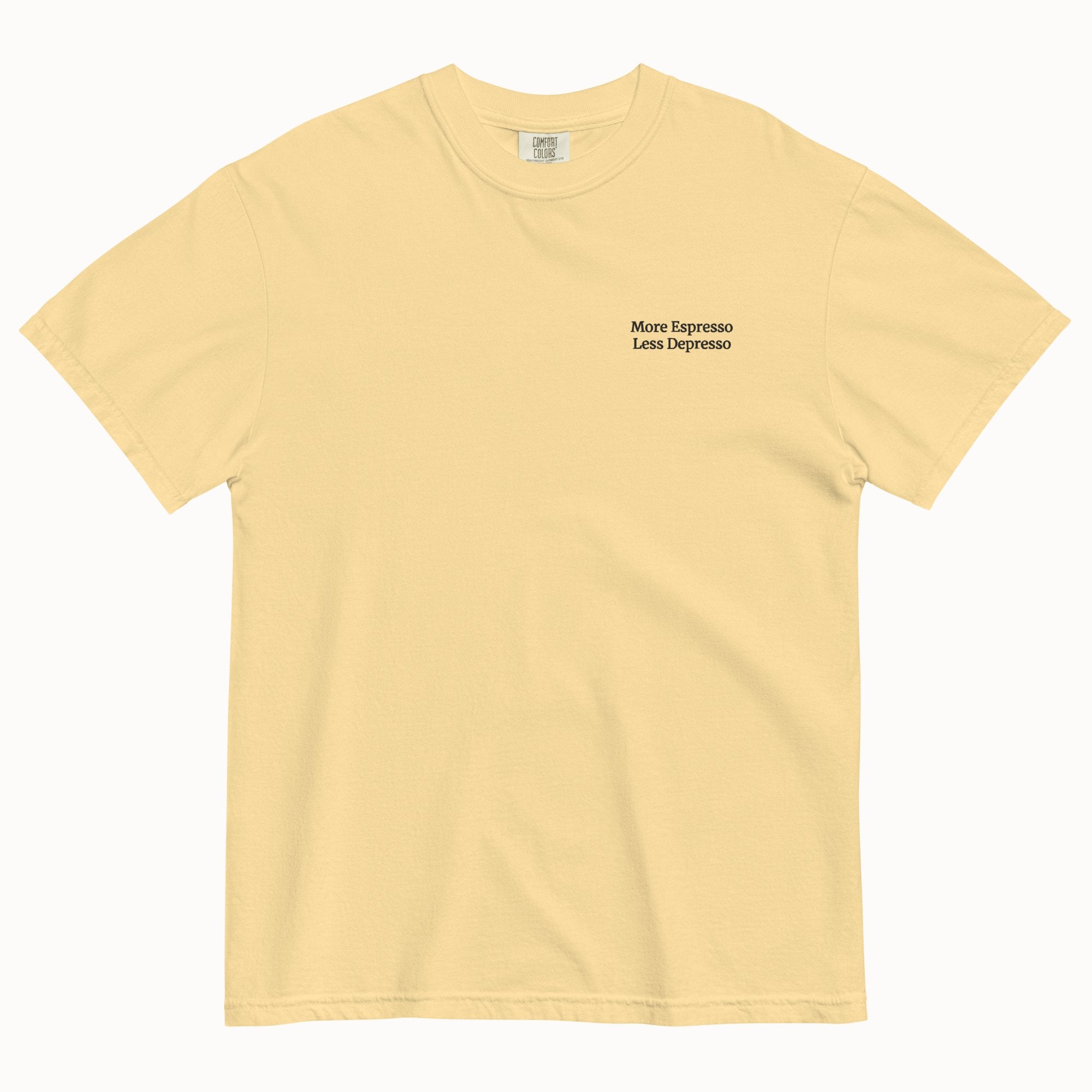 More Espresso Less Depresso T-Shirt (Embroidered)
