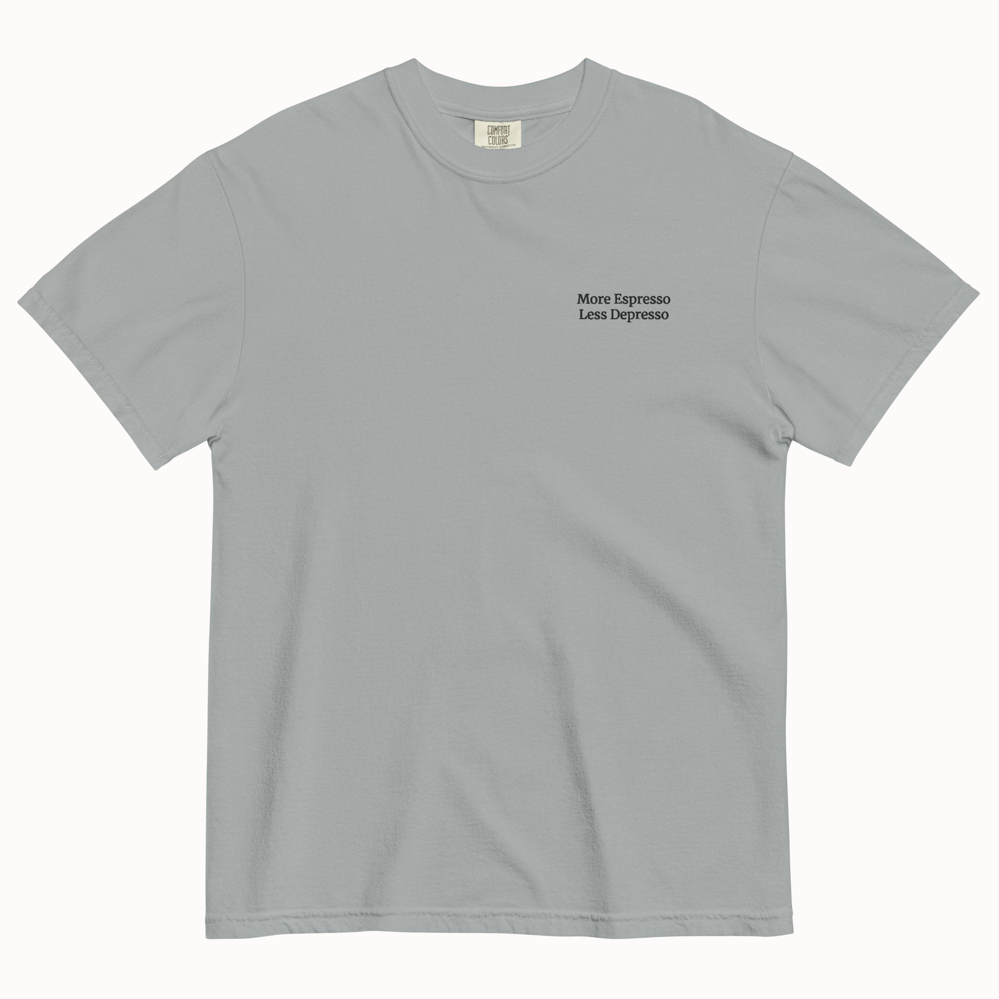 More Espresso Less Depresso T-Shirt (Embroidered)