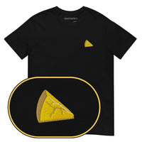 Parmiggiano T-Shirt (Embroidered) — Black — zoom detail