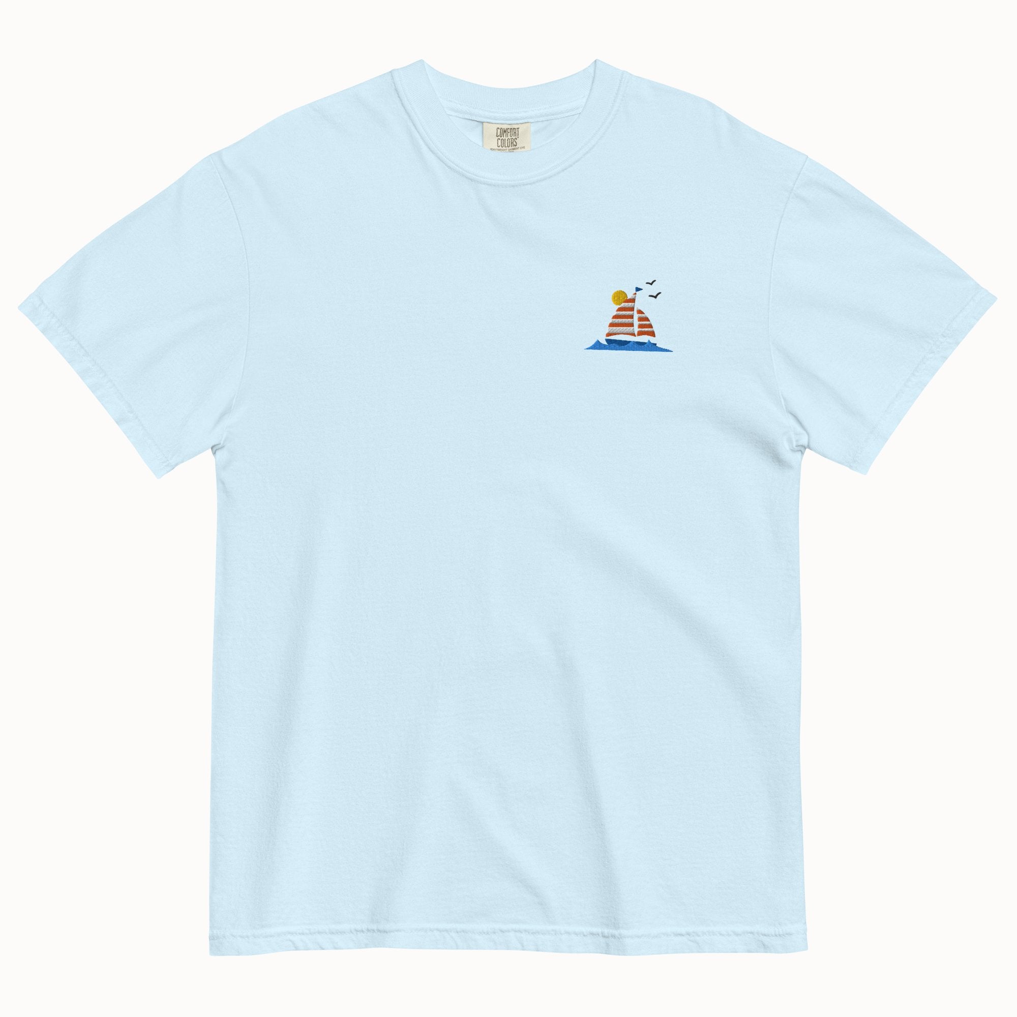 Sailing Boat T-Shirt (Embroidered)