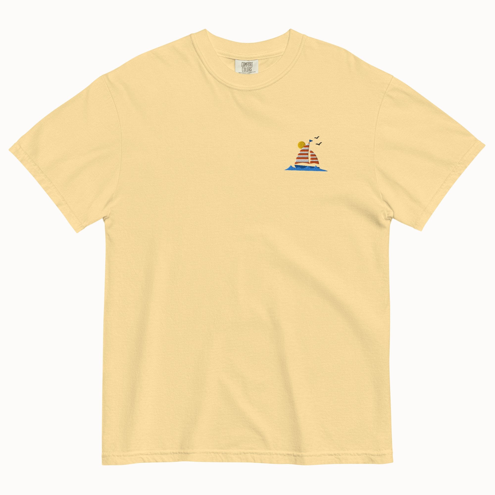 Sailing Boat T-Shirt (Embroidered)