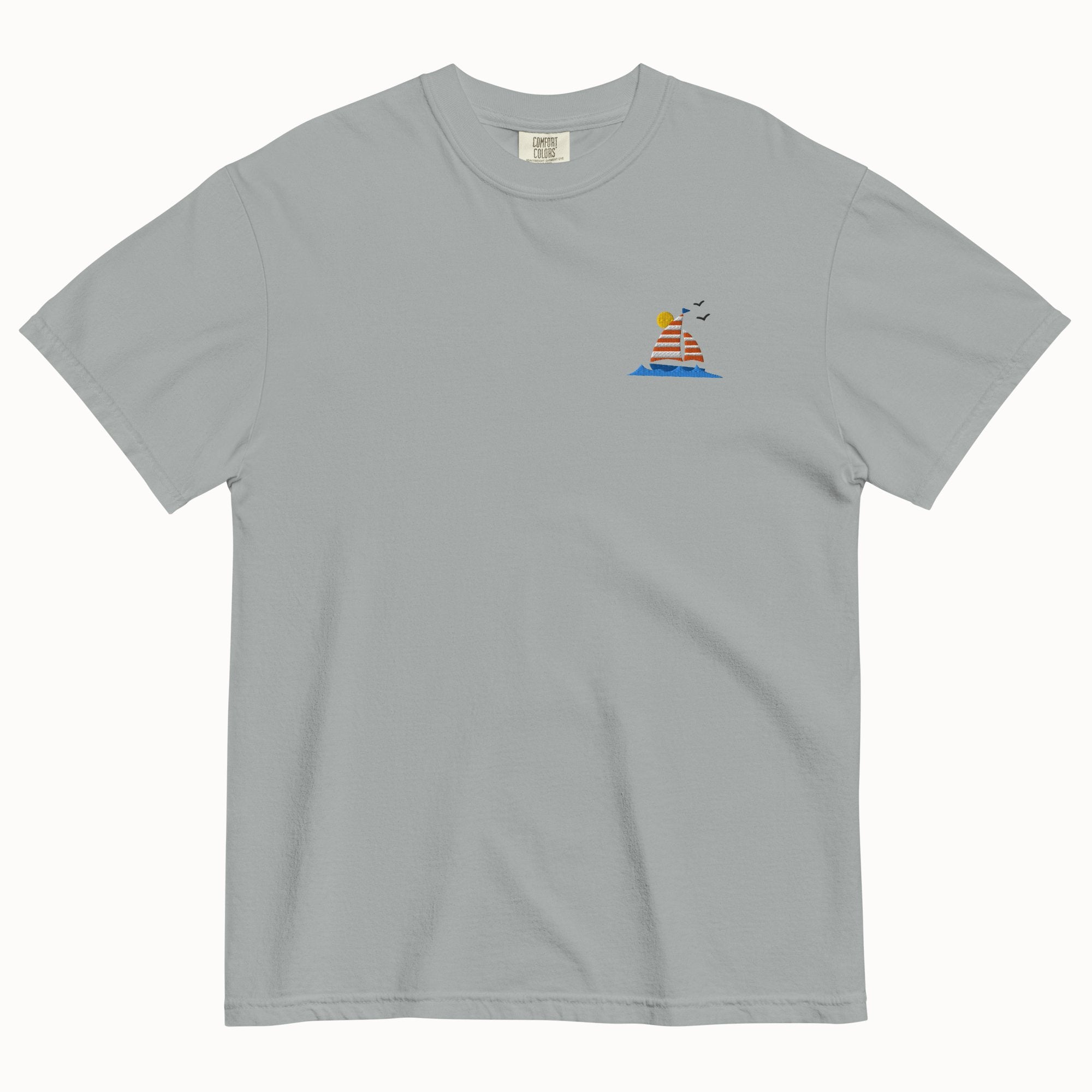 Sailing Boat T-Shirt (Embroidered)