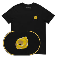 Tortellini T-Shirt (Embroidered) — Black — zoom detail