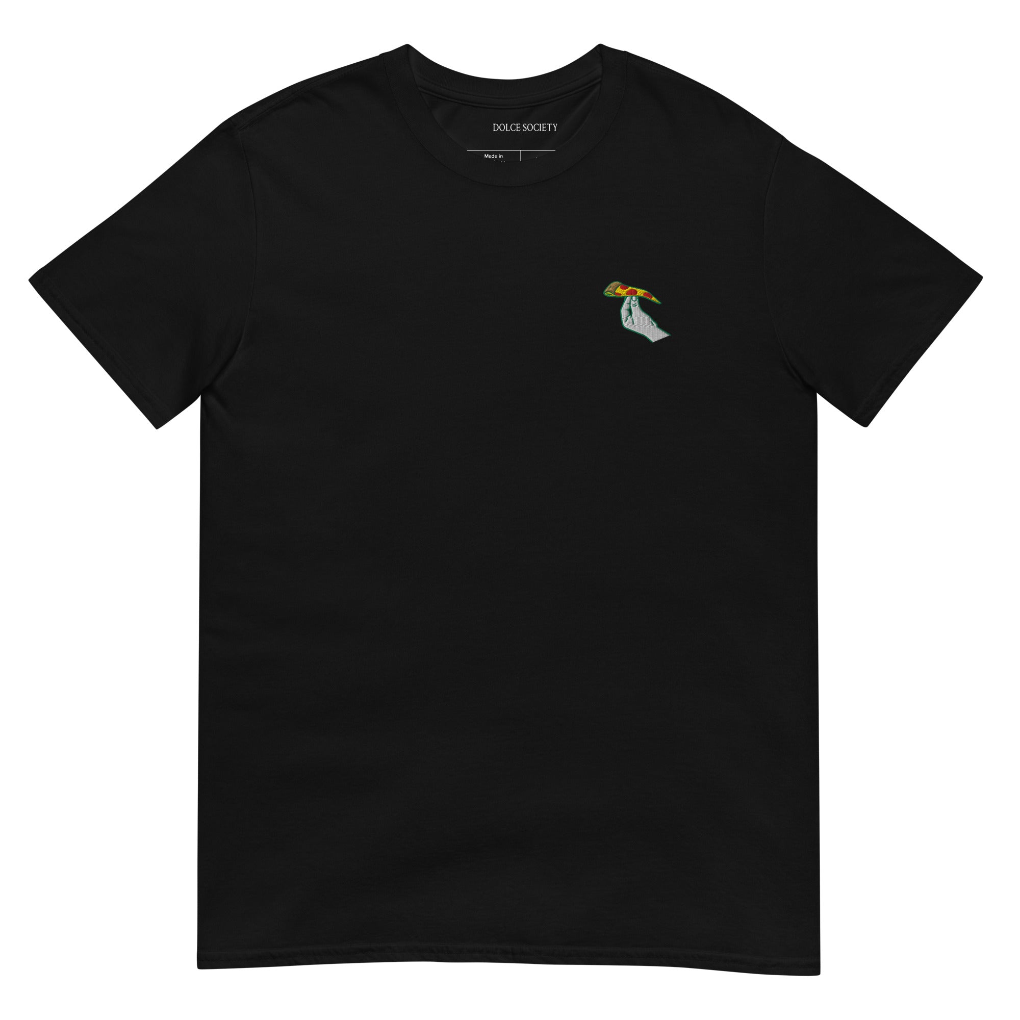Mano e Pizza T-Shirt (Embroidered)