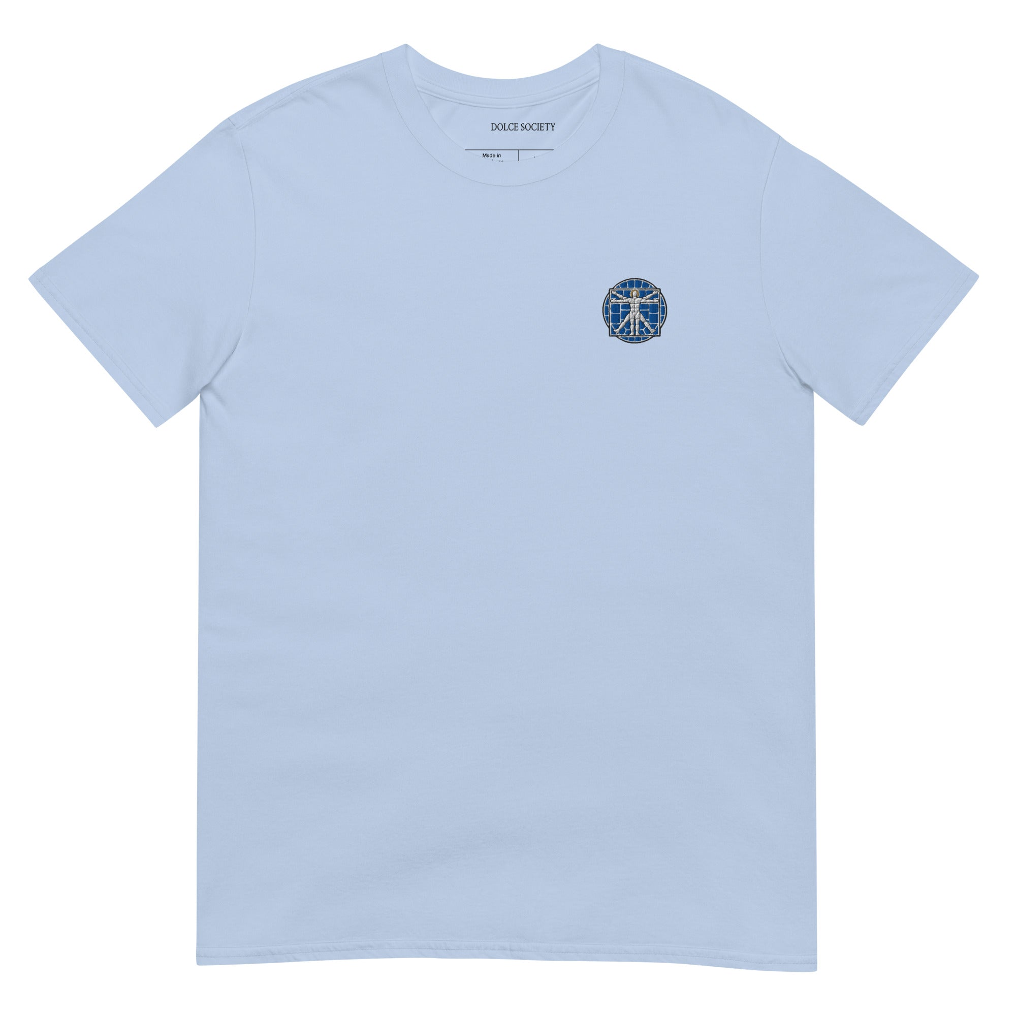 Uomo Vitruviano Mosaic T-Shirt (Embroidered)