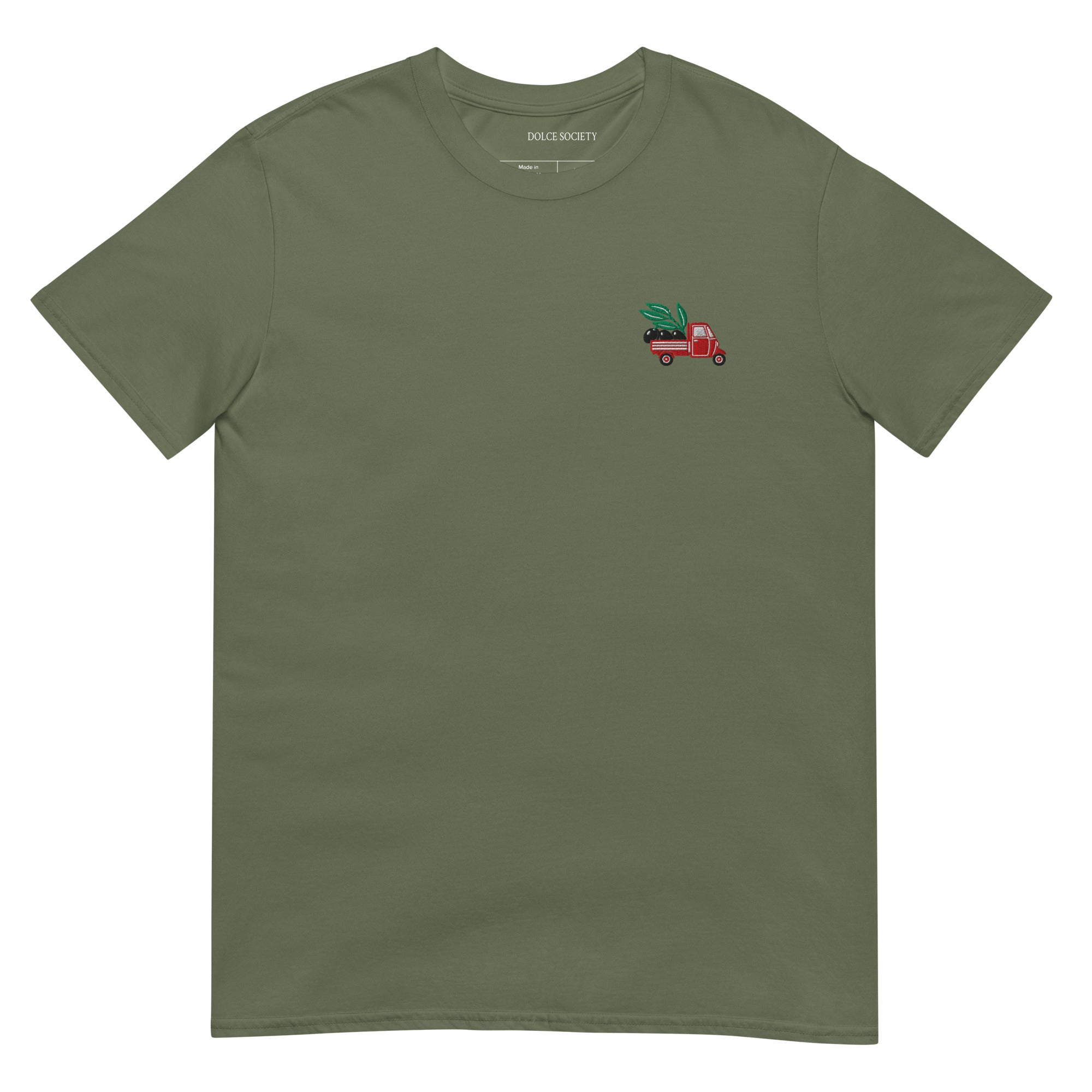 Ape con Olive T-Shirt (Embroidered)