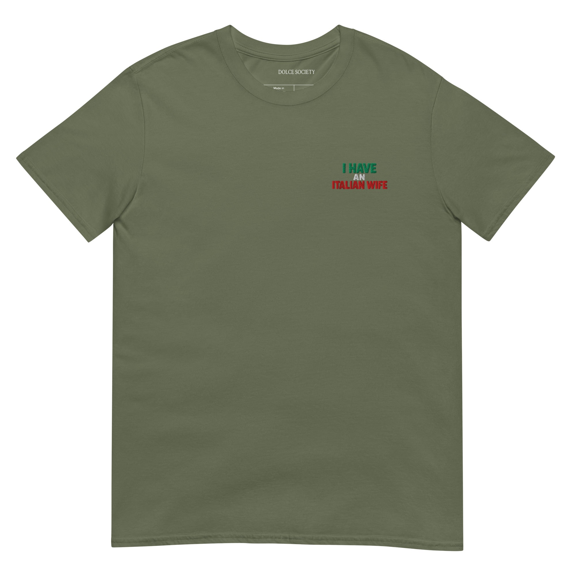 Italian Wife T-Shirt (Embroidered)