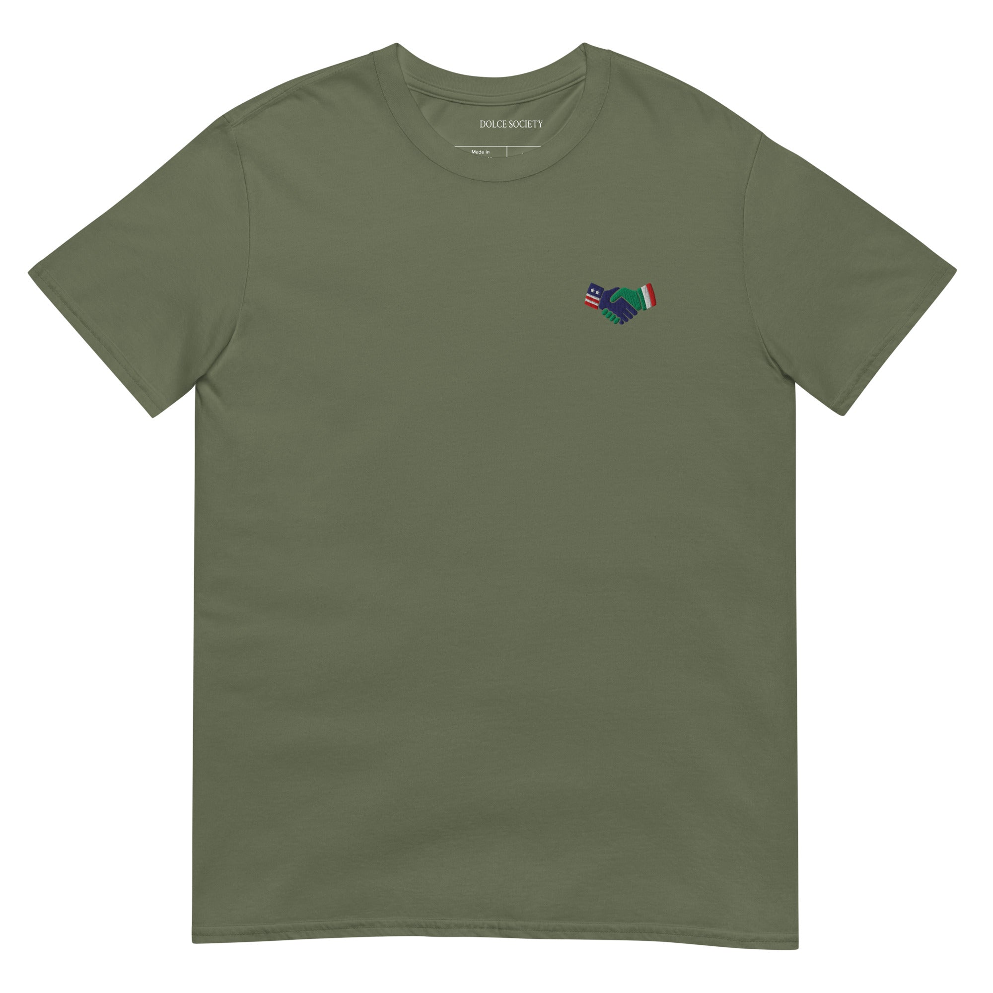 USA-Italia T-Shirt (Embroidered)