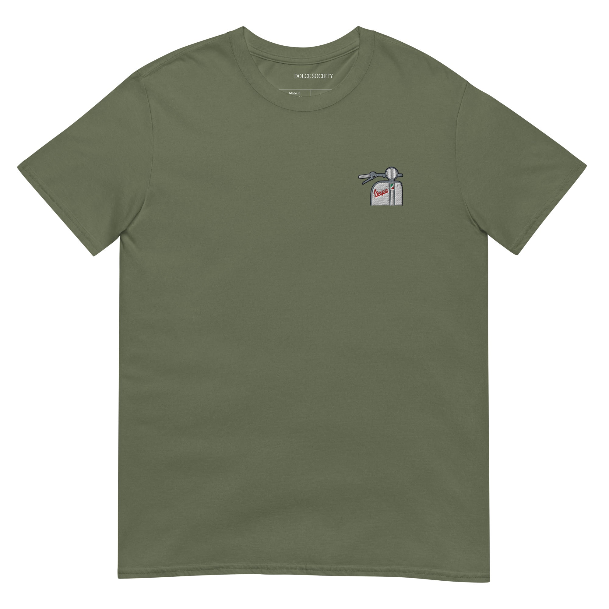 Vespa Frontale T-Shirt (Embroidered)