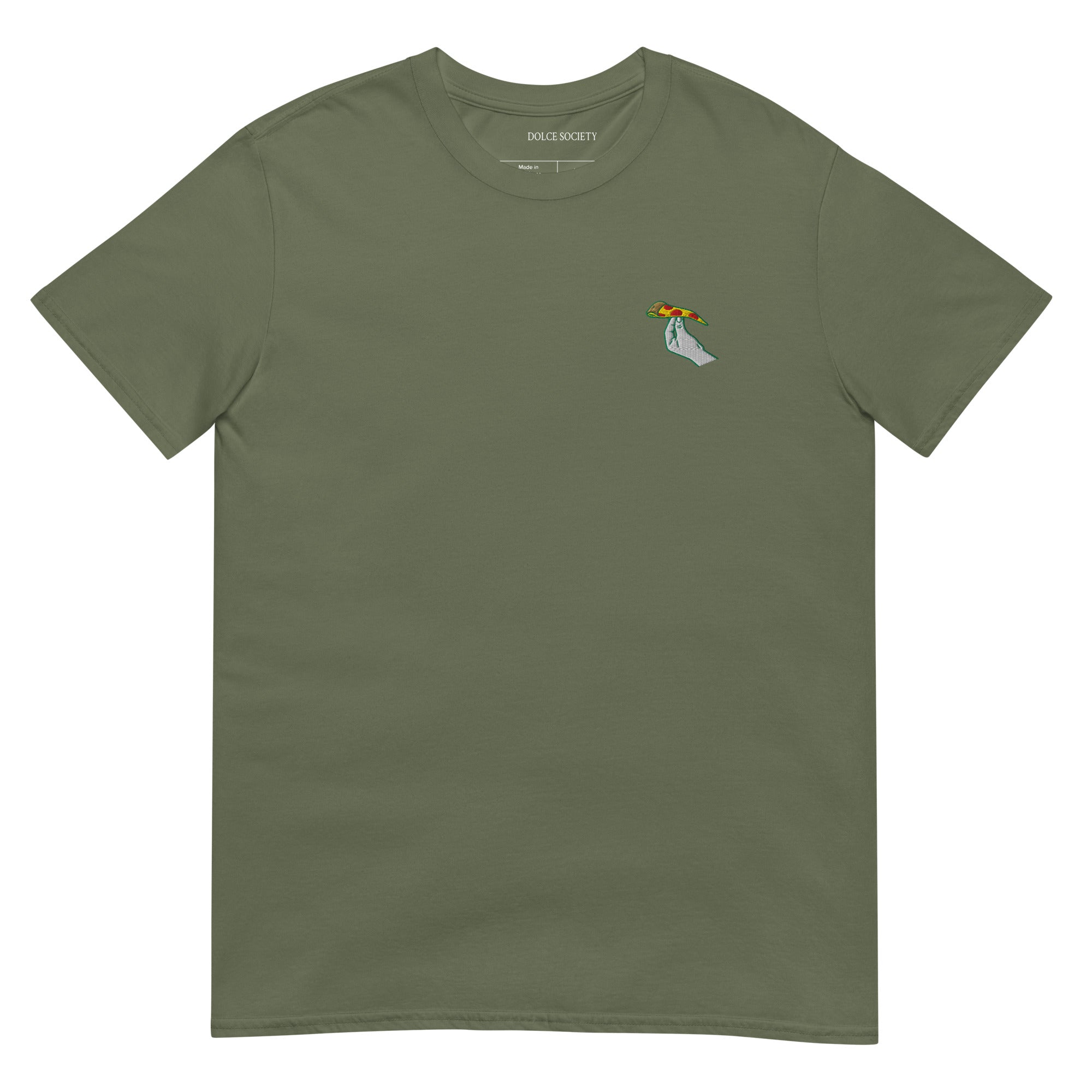 Mano e Pizza T-Shirt (Embroidered)