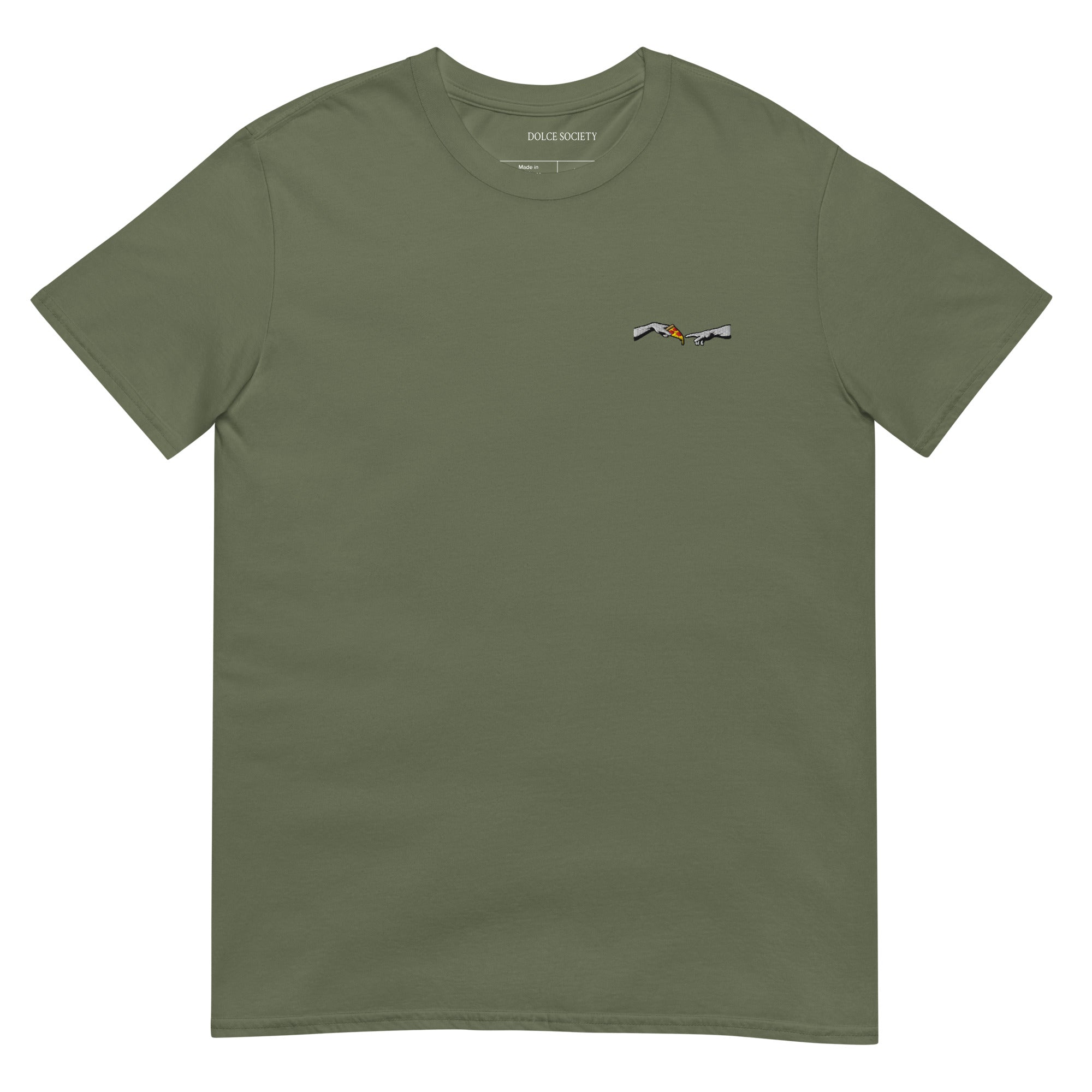 Michelangelo Pizza T-Shirt (Embroidered)