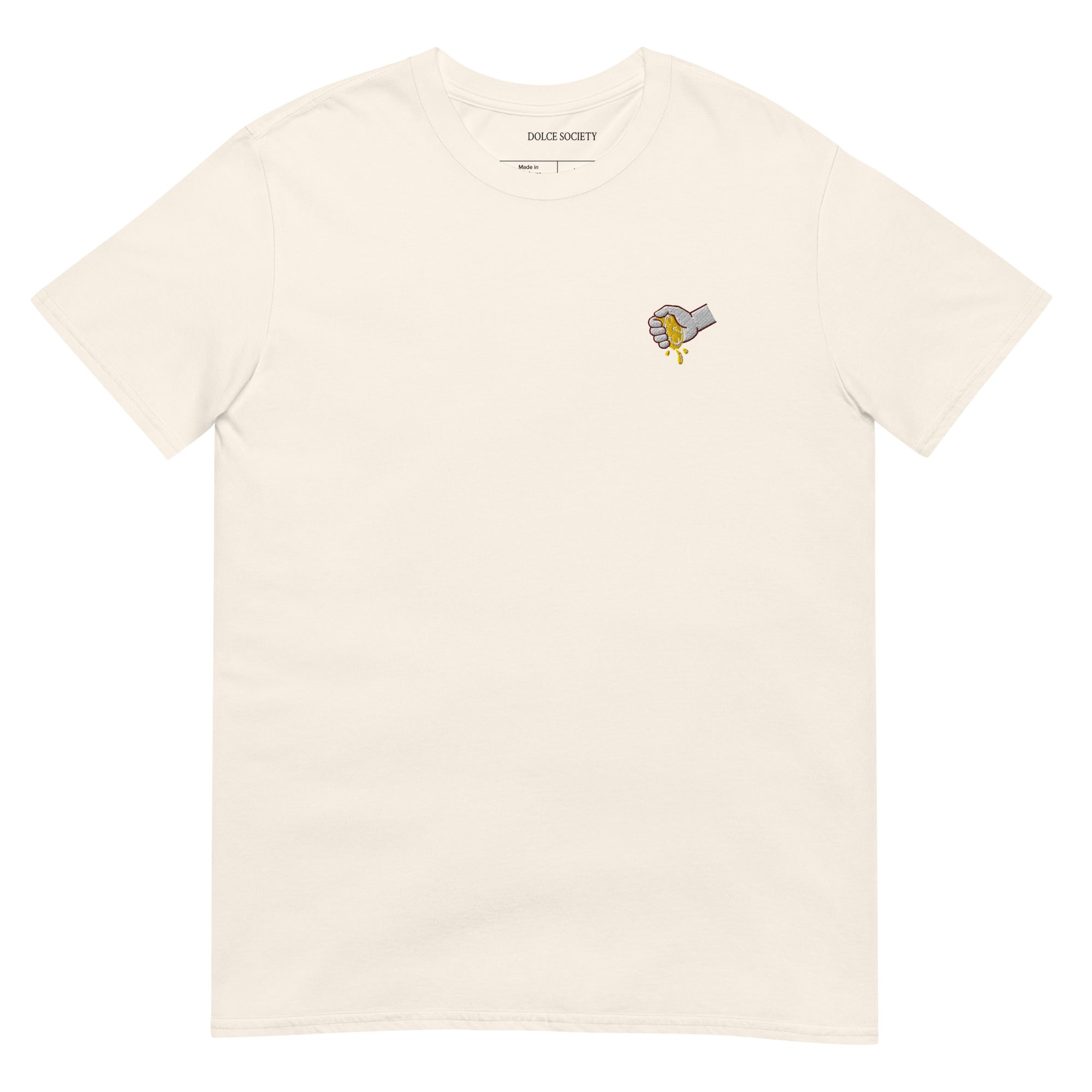 Squeezed Lemon T-Shirt (Embroidered)
