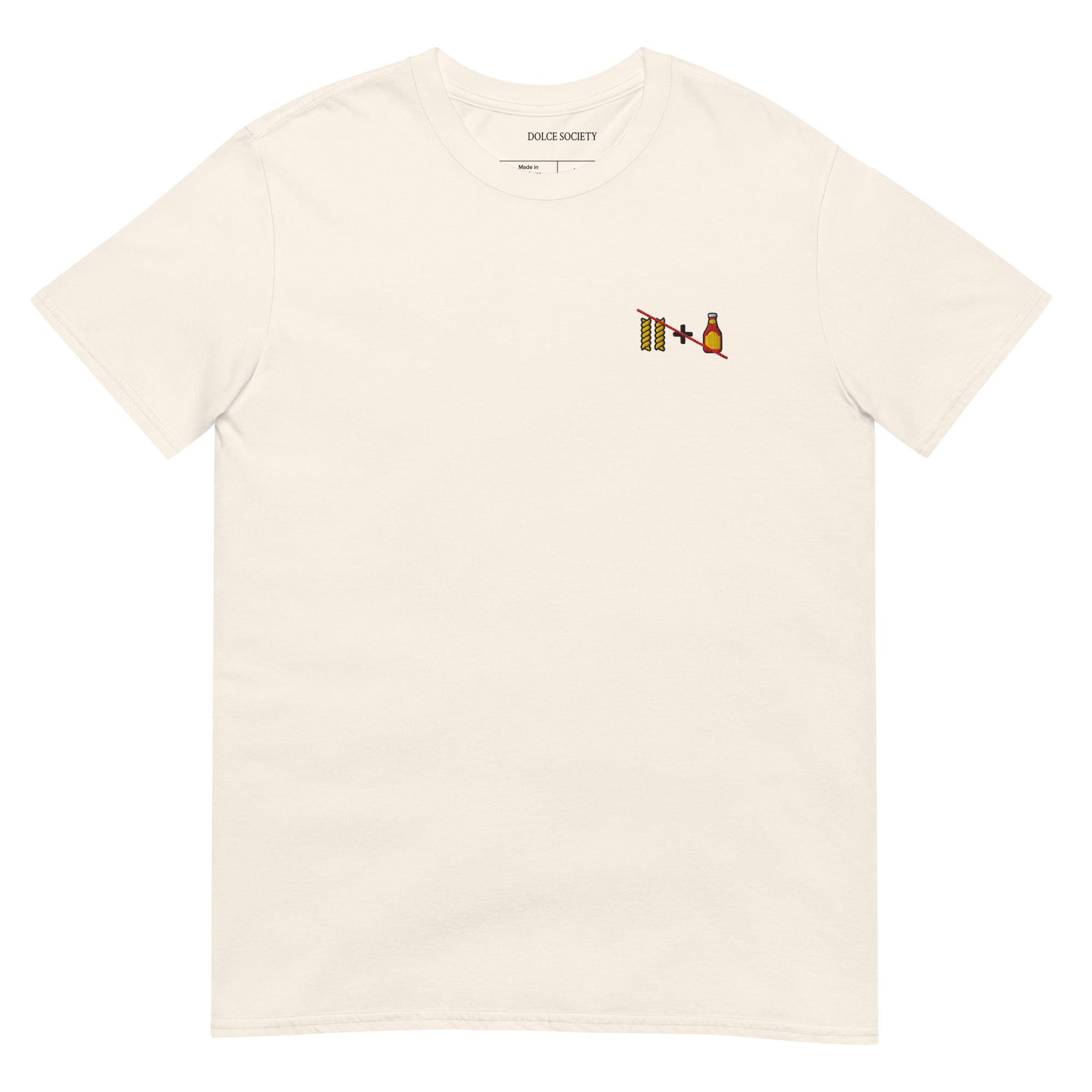 T-Shirt Ketchup on Pasta (Brodé)