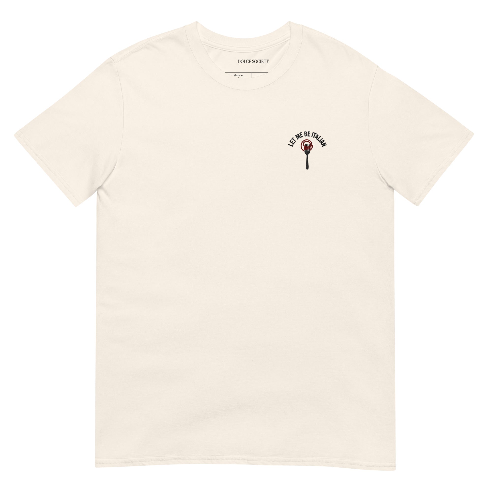 Camiseta Let Me Be Italian (Bordada)