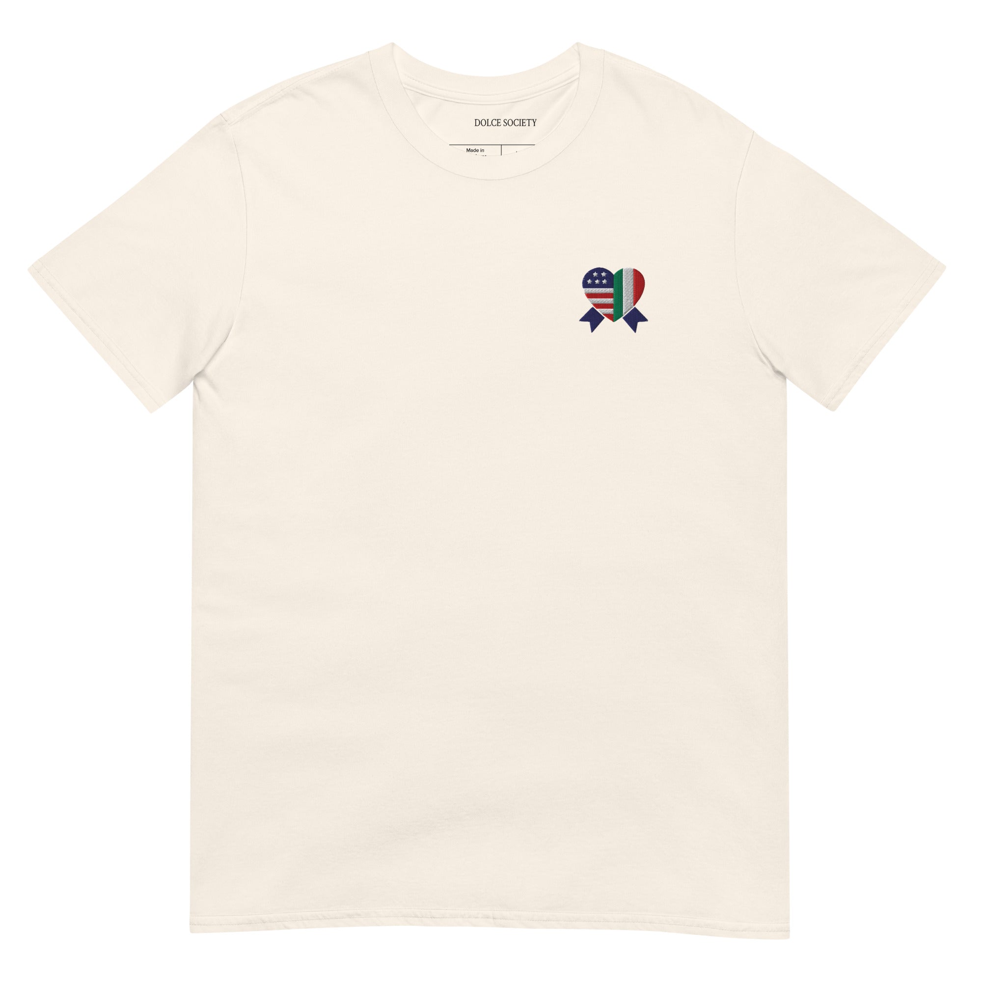 Cuore Italo-Americano T-Shirt (Embroidered)