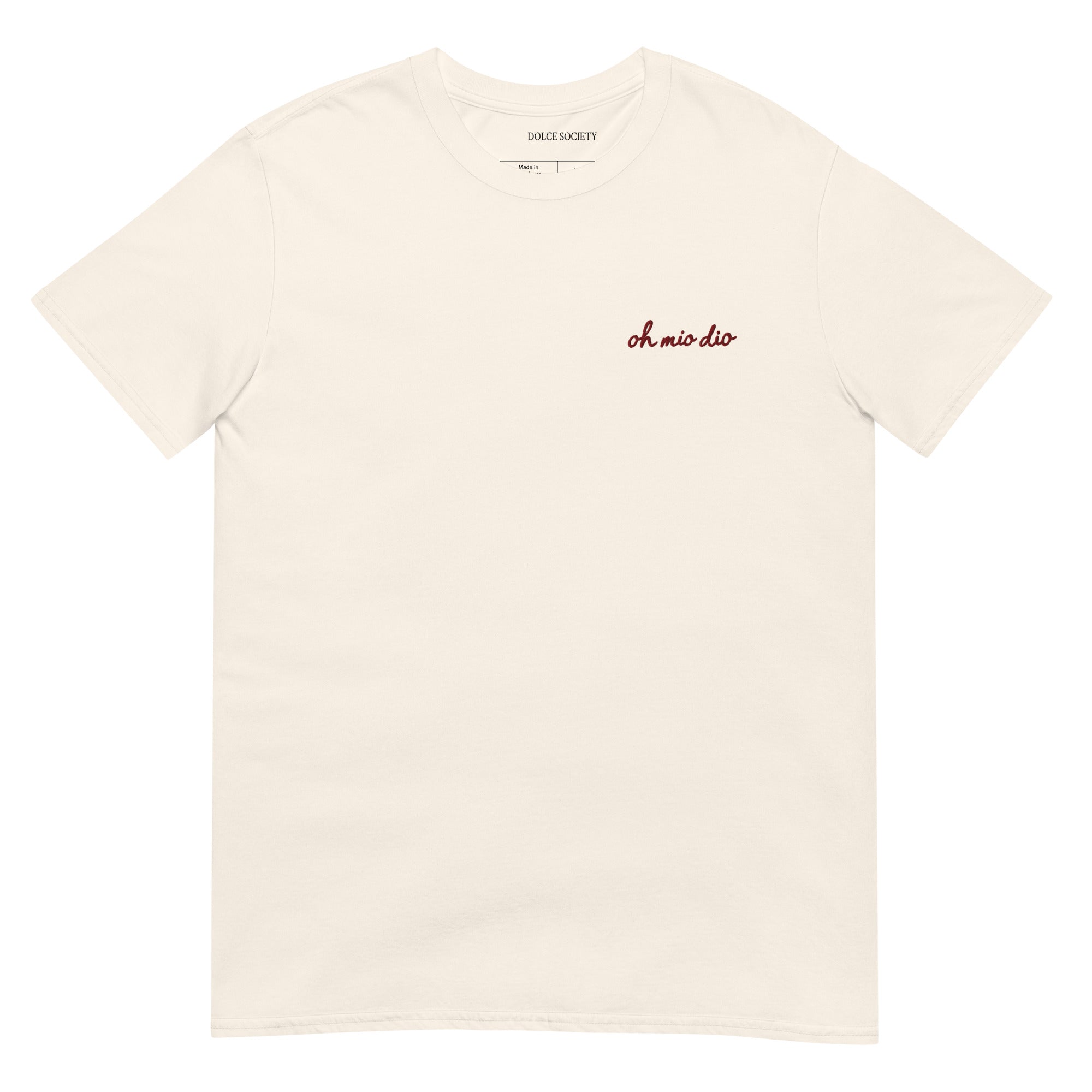 Oh Mio Dio T-Shirt (Embroidered)