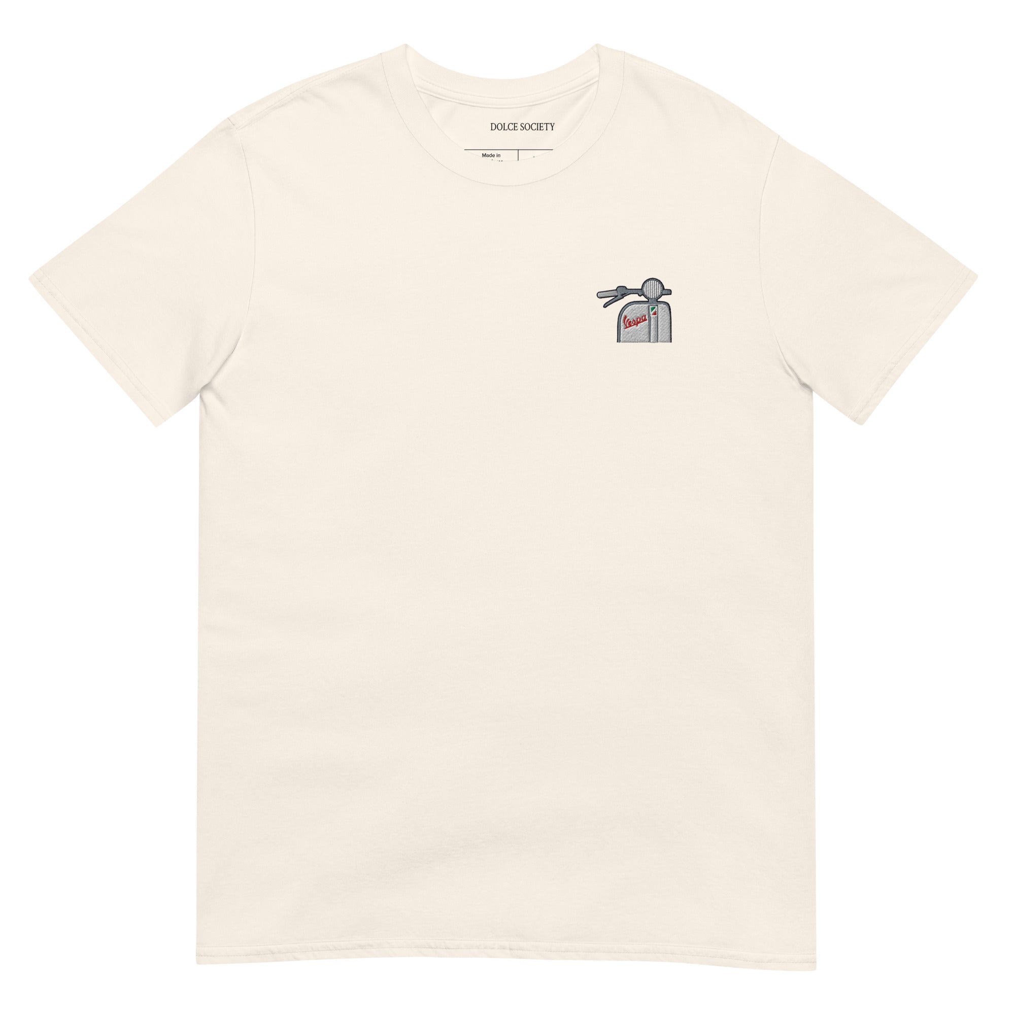 Vespa Frontale T-Shirt (Embroidered)